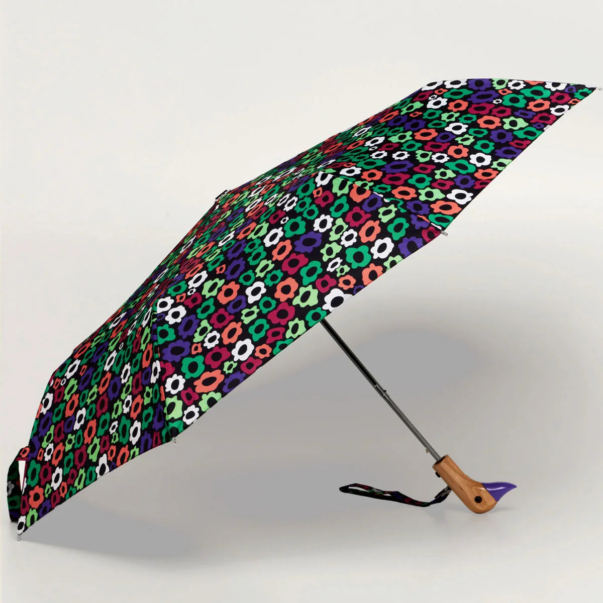 Parapluie Compact Labyrinthe de Fleurs
