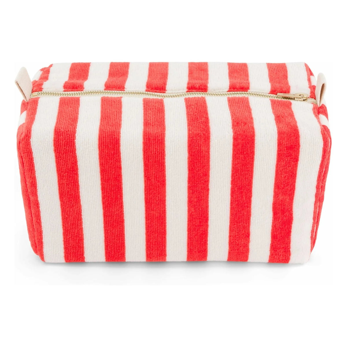 Vic eponge trousse de toilette coloris raye tomato