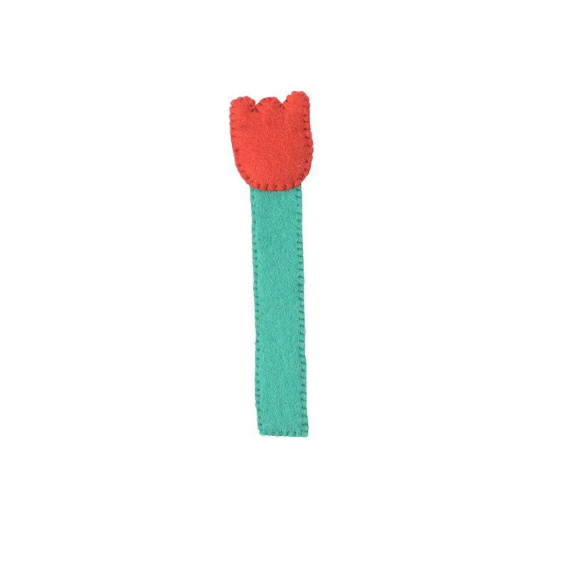 THE BLOOMING BOOKMARK, red