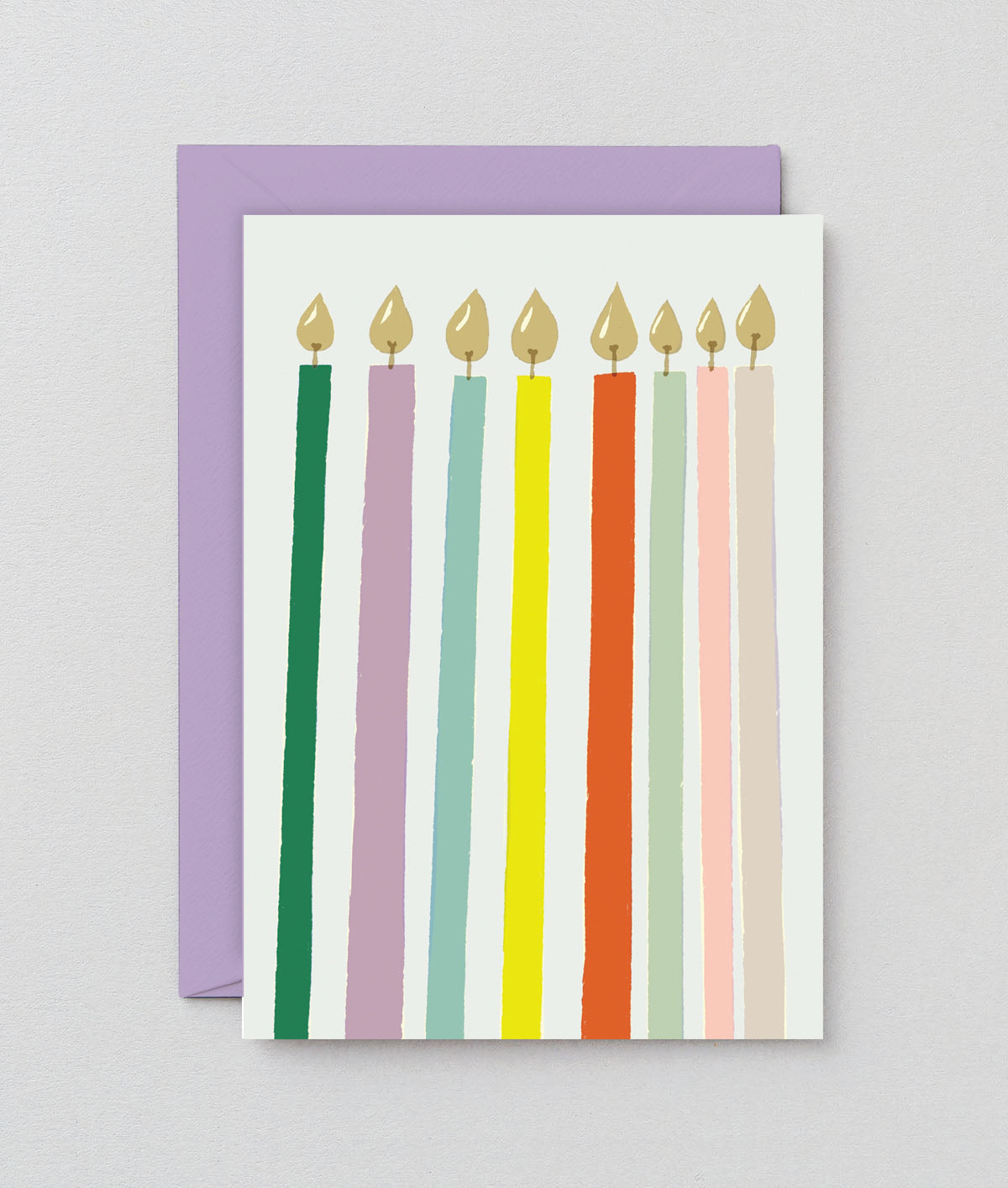 Carte postale - birthday candles