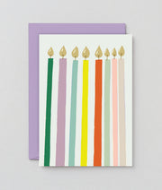 Carte postale - birthday candles