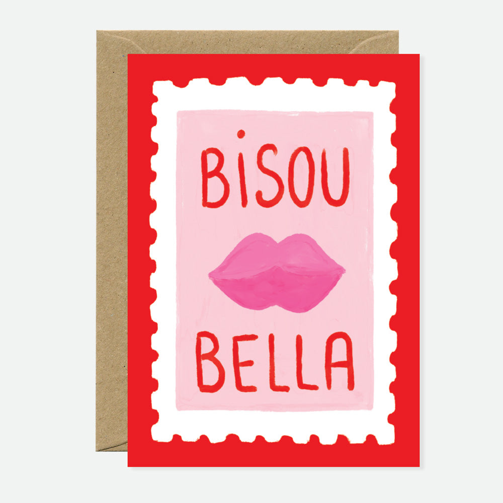 Bisou Bella - Carte de vœux