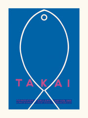 AFFICHE TEIJI TAKAI 40 X 70