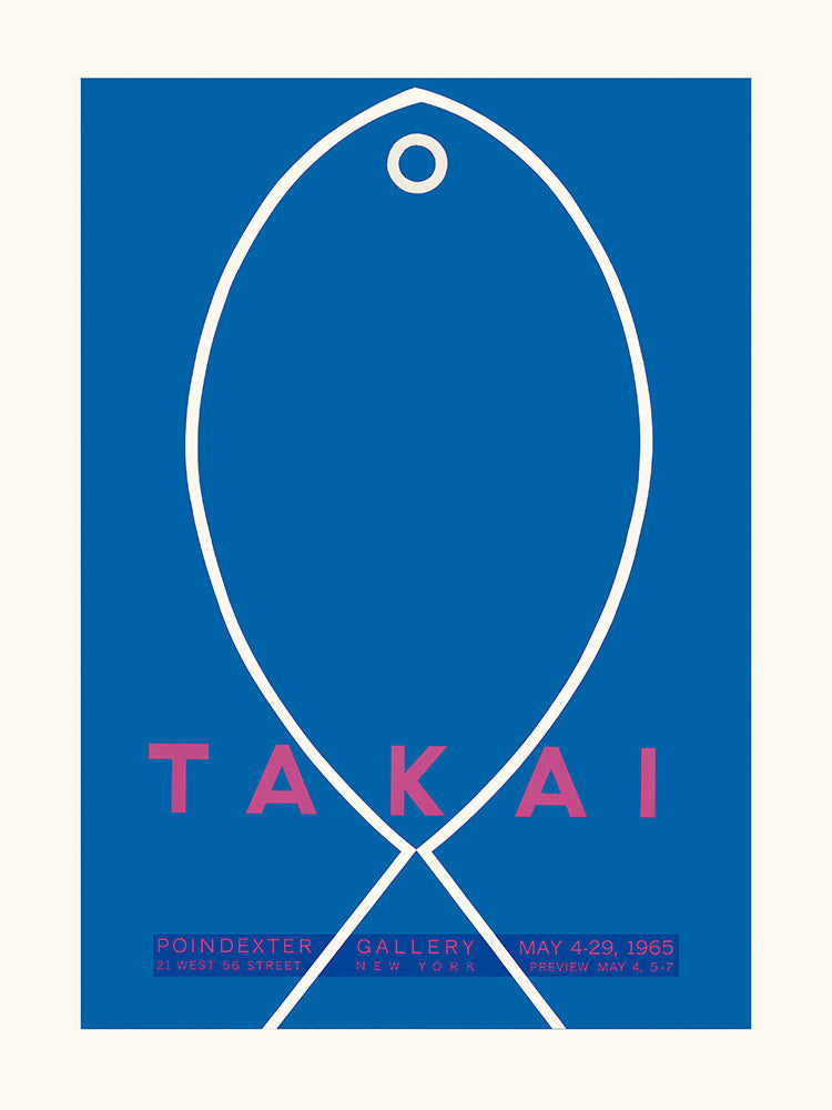AFFICHE TEIJI TAKAI 40 X 70