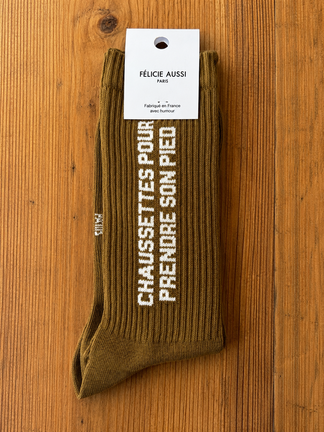 Chaussettes prendre son pied chene 40/45