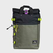 Rolltop bag kaki noir