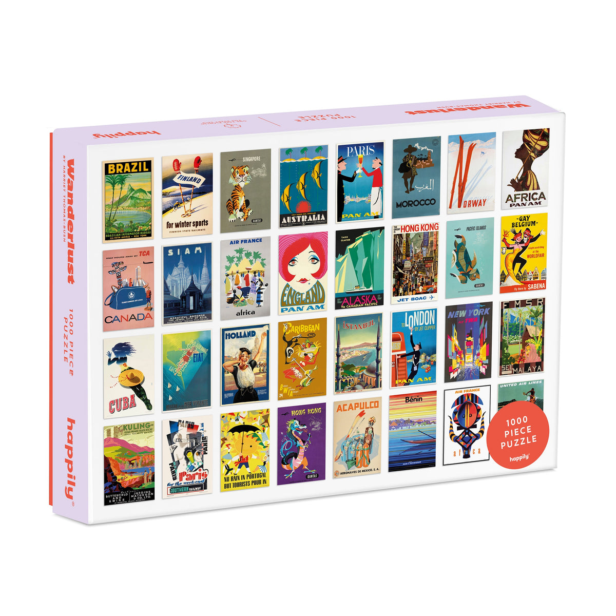 Puzzle wanderlust 1000 pieces