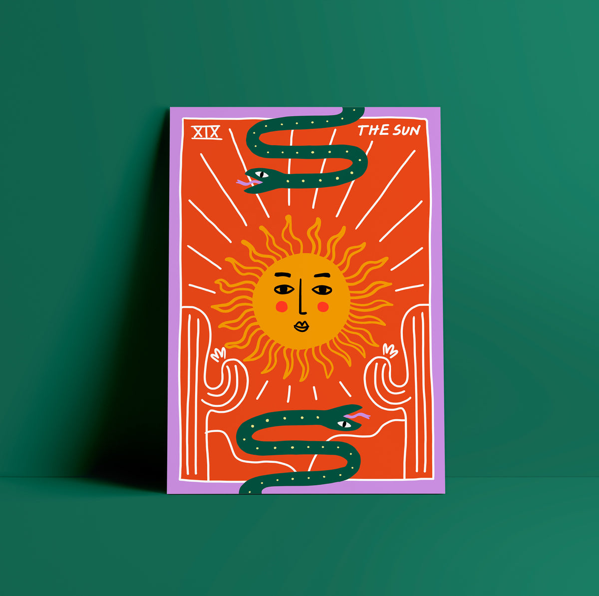 Print A3 Tarot sun 1