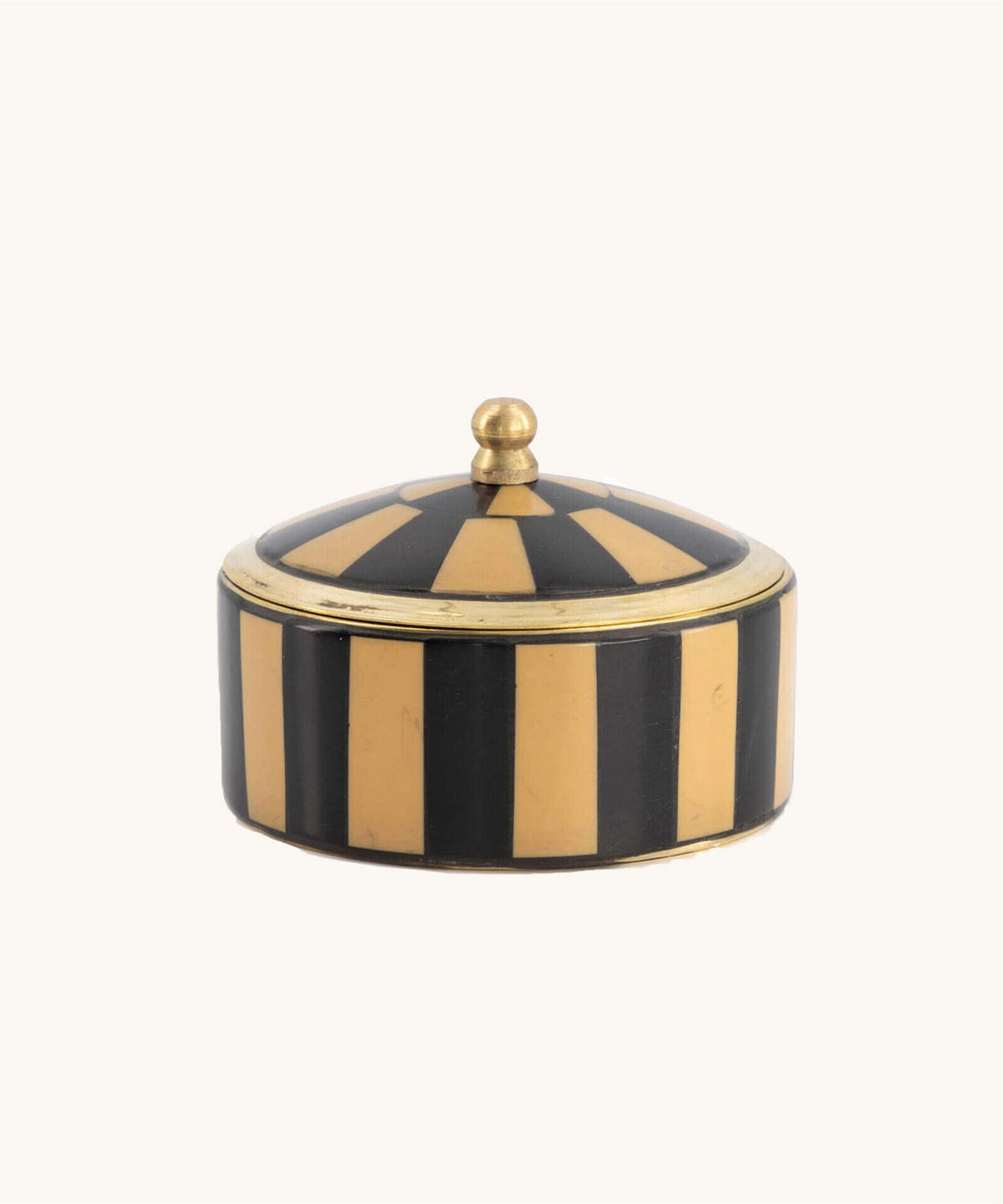 Boîte de cirque Chelsey noire et blanche