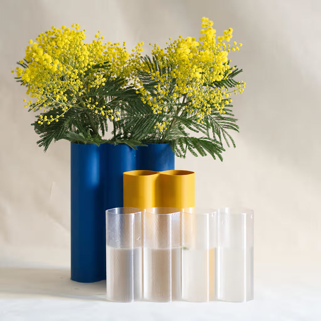Vase Álvaro S jaune