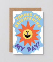 Carte - Thanks For Brightening My Day