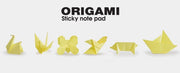 Origami sticky notes