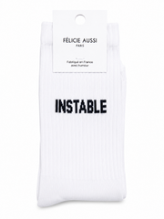 Chaussettes instable 40-45 blanc