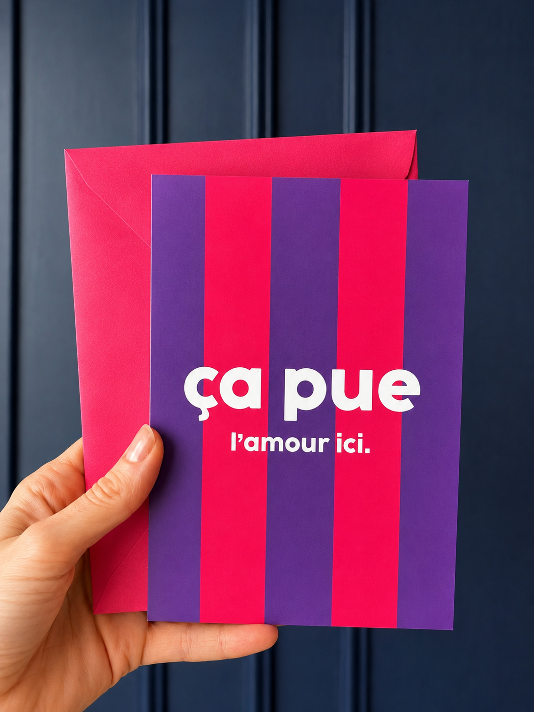 Carte ça pue l'amour ici