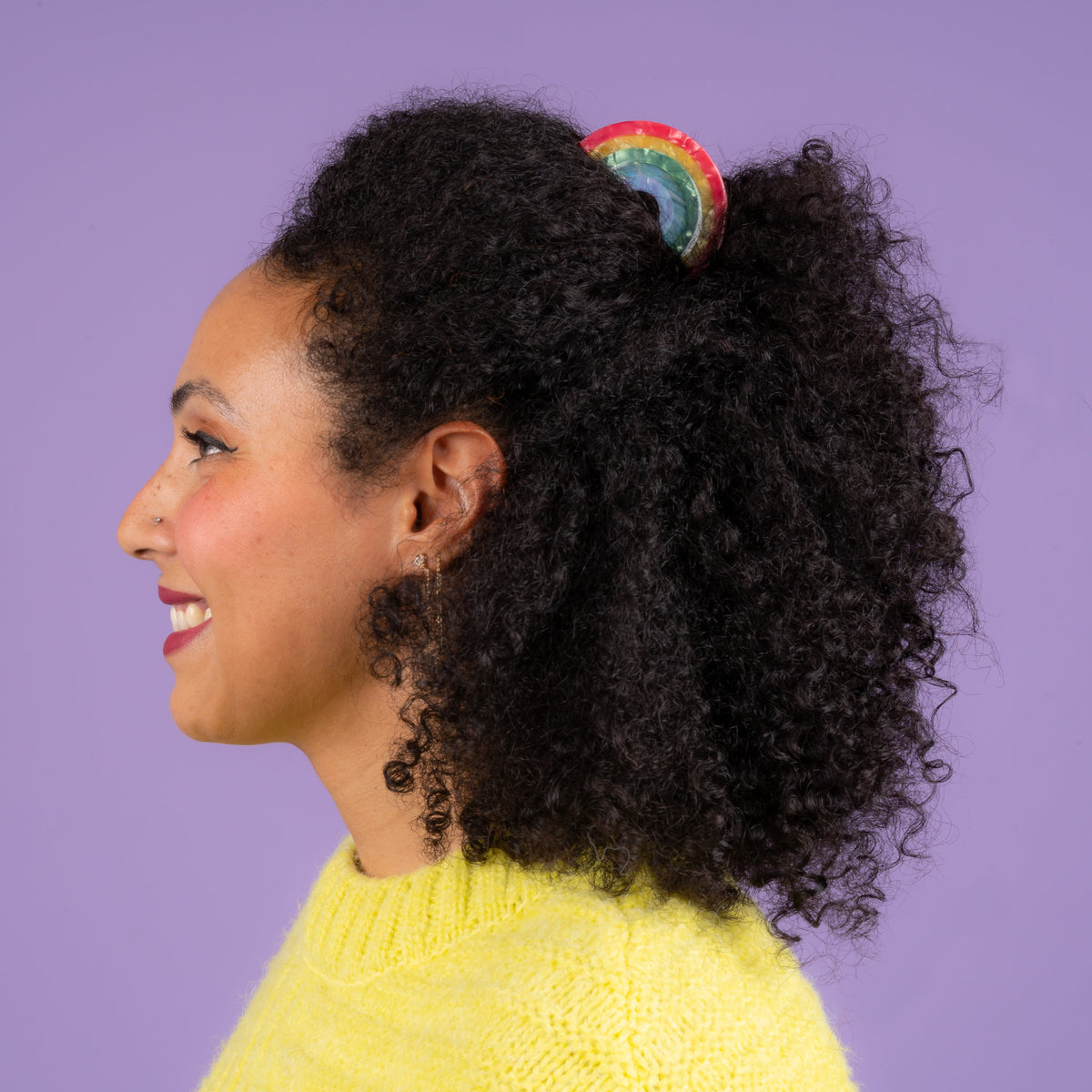 Pince à cheveux Coucou Suzette Arc-en-ciel
