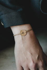 Bracelet vincennes or dore