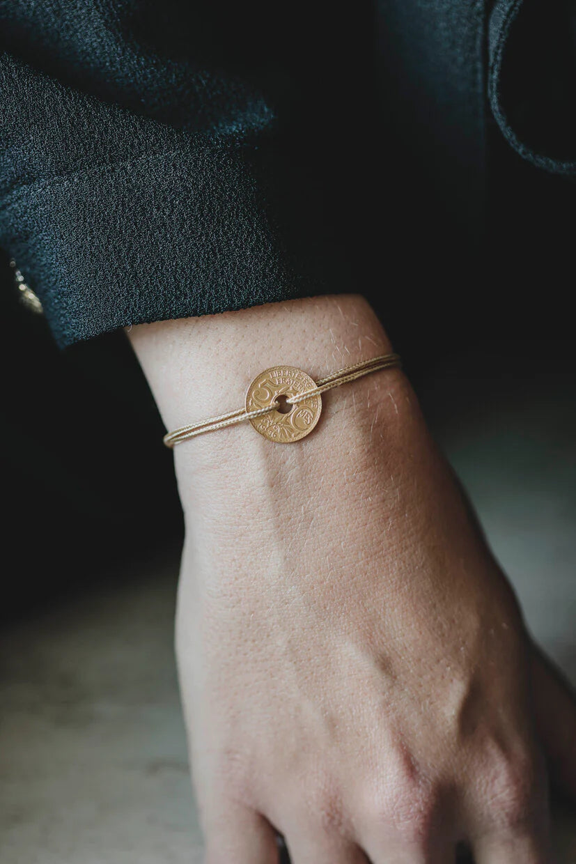 Bracelet vincennes or dore