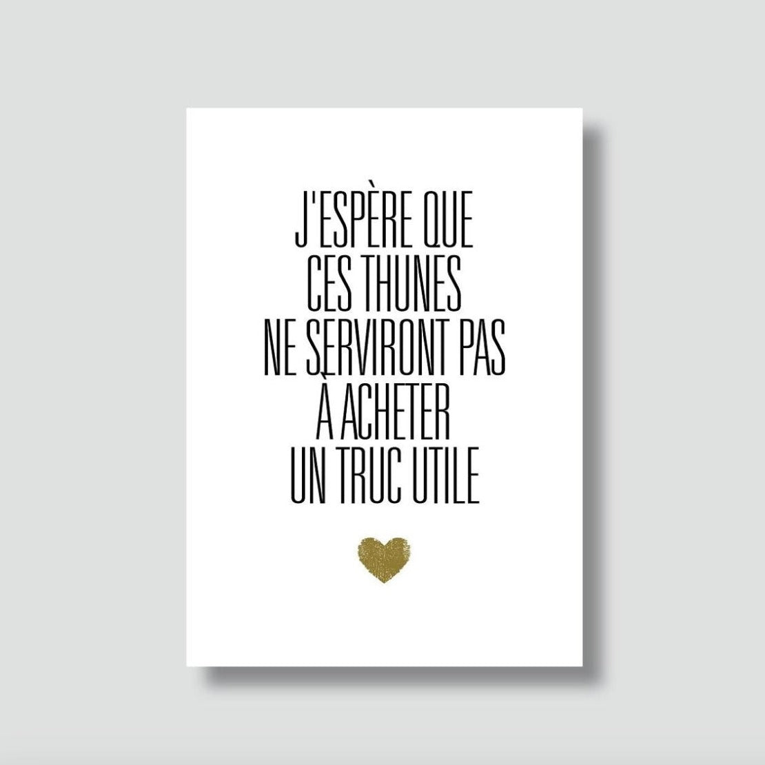 Carte Cadeau Pas De Truc Utile
