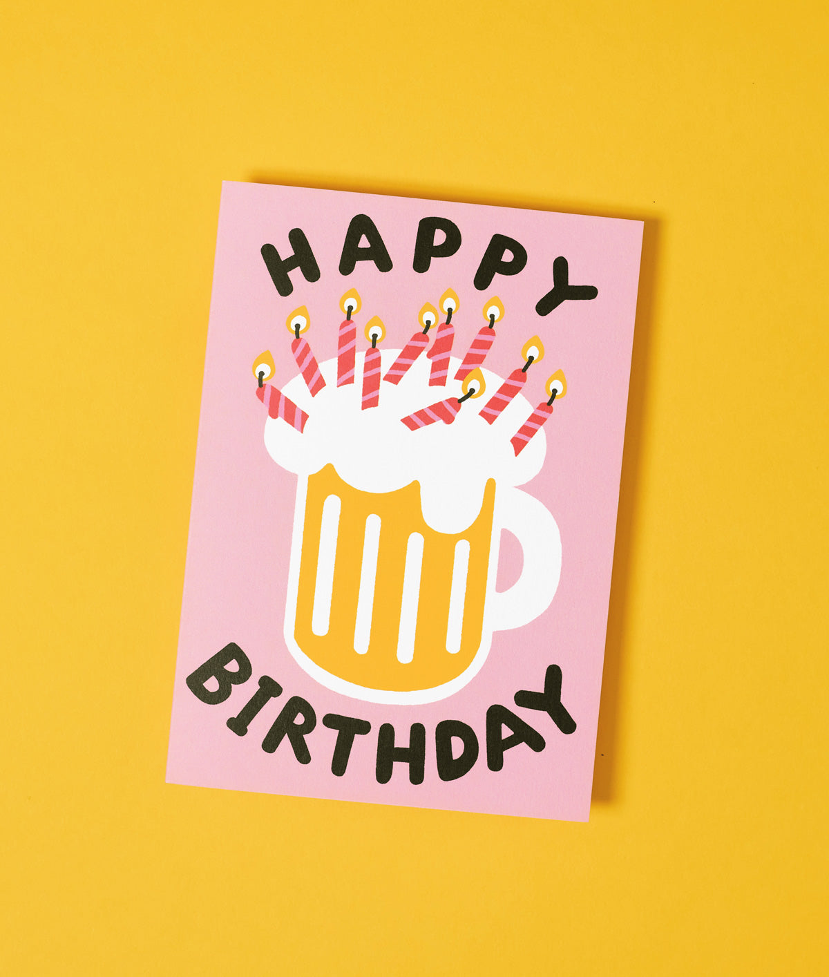 Carte - happy birthday beer
