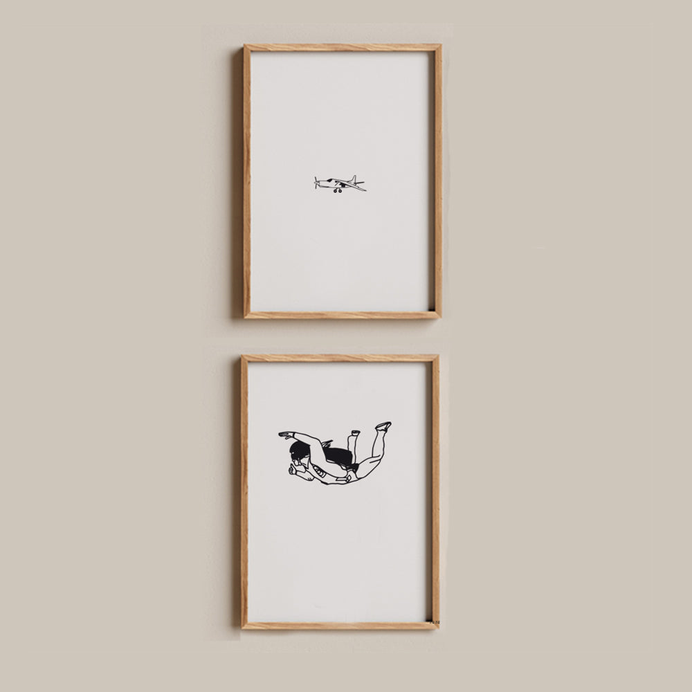 Duo affiche a4 parachute