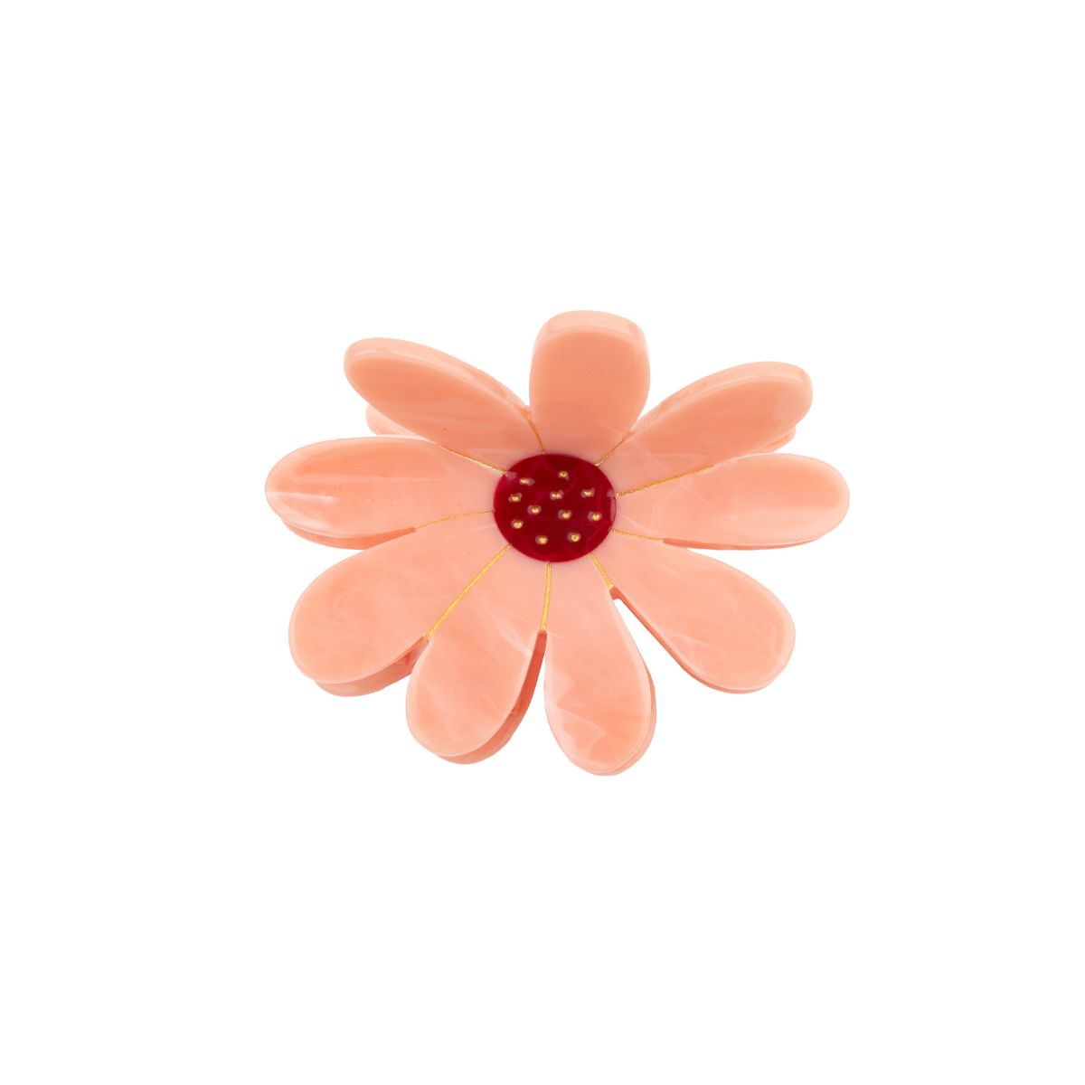 Pince à cheveux Coucou Suzette Fleur Rose