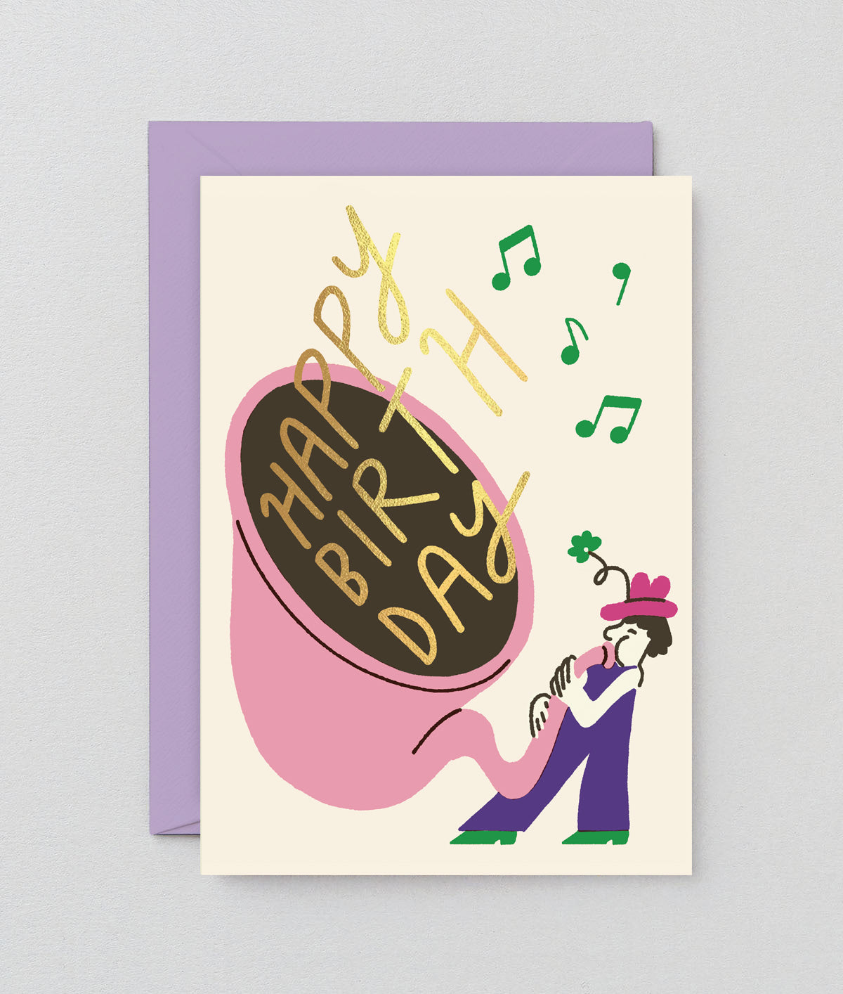 Carte postale - happy birthday tuba