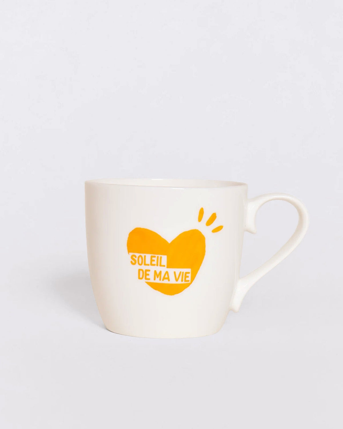 Le mug Soleil de ma vie jaune