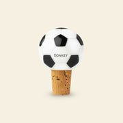 Bottlesealer Soccer Ball Blanc Bouchon de bouteille Env. 4,5 x 4,5 x 6,5 cm Porc