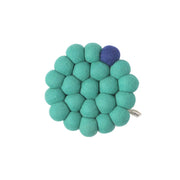 TRIVET, BOLD, green