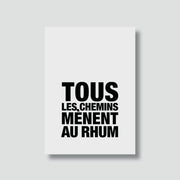 Carte "Happy hour" : Tous les chemins...rhum