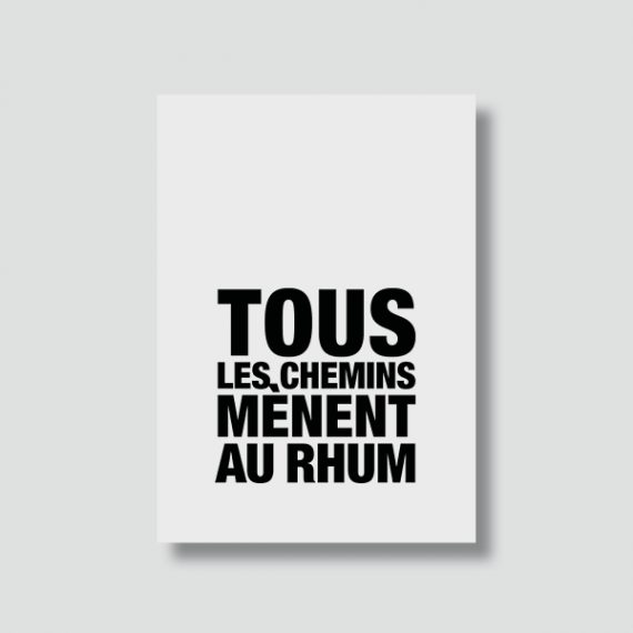 Carte "Happy hour" : Tous les chemins...rhum