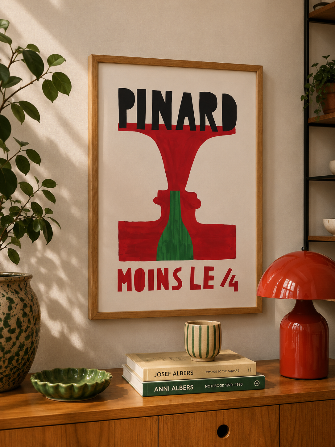 Affiche a3 pinard moins le quart