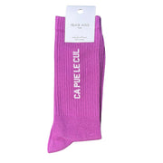 Chaussettes ca pue le cul 40/45 orchidee