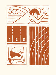 Affiche by salam a vos marques 40x50
