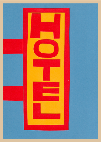 Affiche A4 Maison Moche Hotel