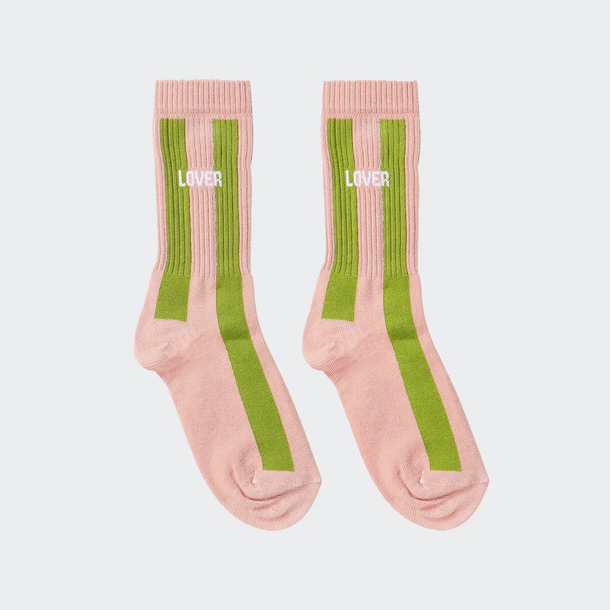 Chaussettes lover 36/40 bi-gout rose bambou