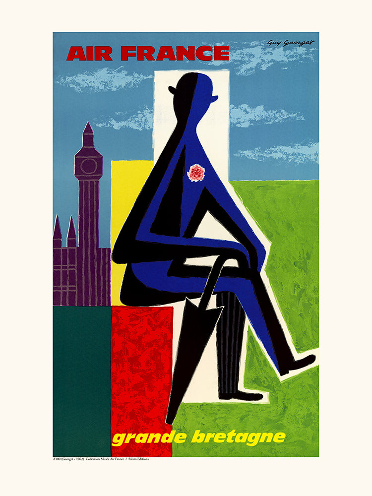 Air france grande bretagne 40x50