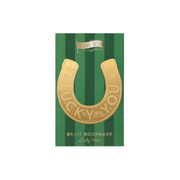 Vintage Sass Brass Bookmark - Lucky You
