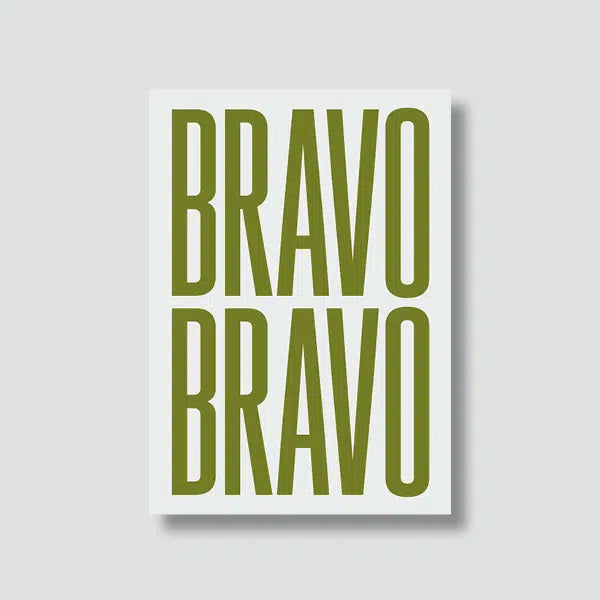 Carte Classique Bravo Bravo