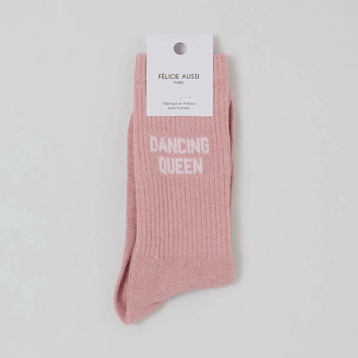 Chaussettes dancing queen rose paillettes 36/40