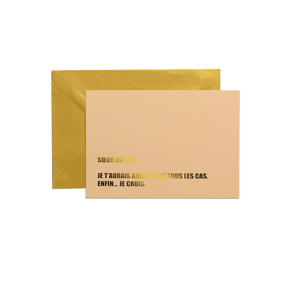 Carte postale - sœur