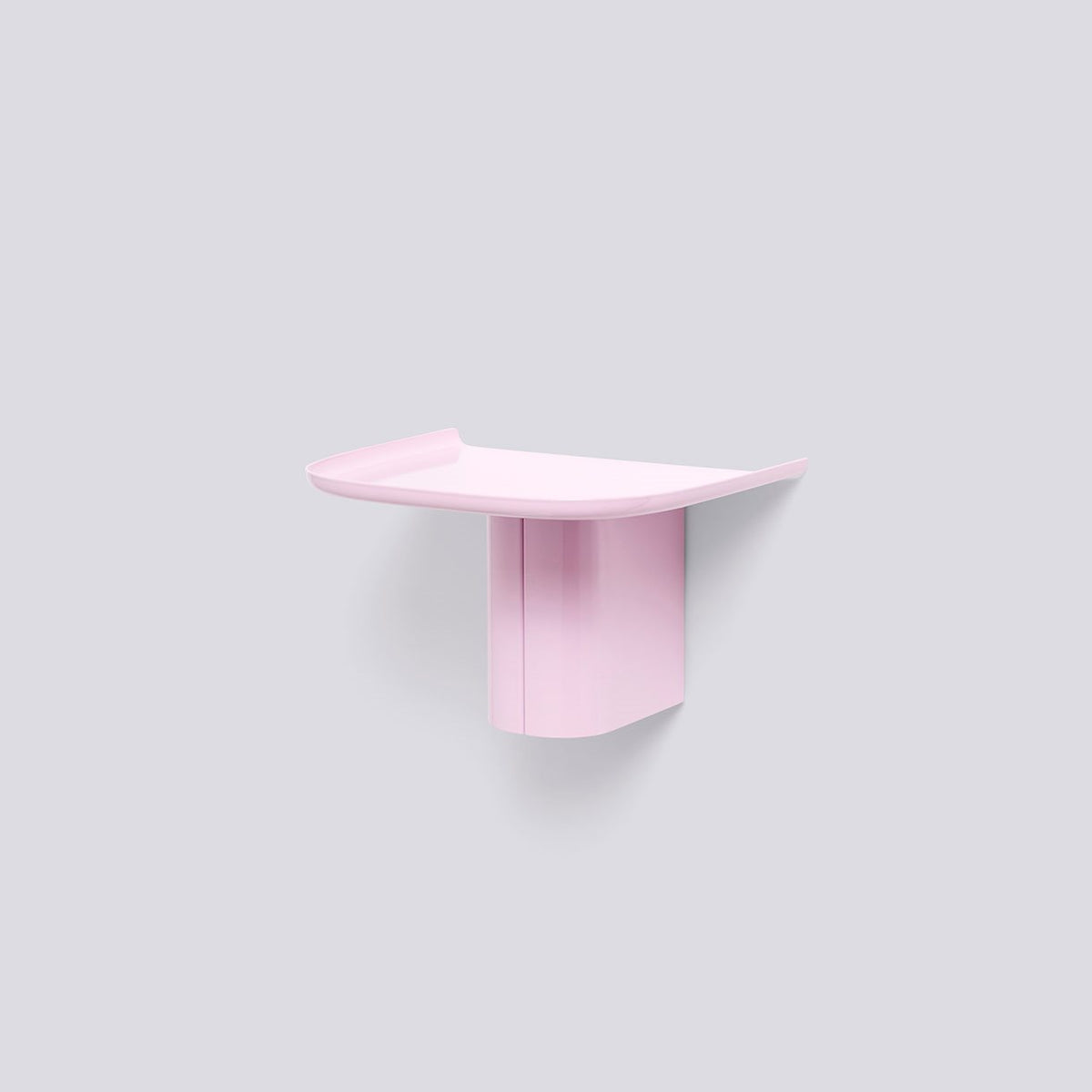 Étagère Korpus-Petite 1 crochet-Aluminium poudré rose