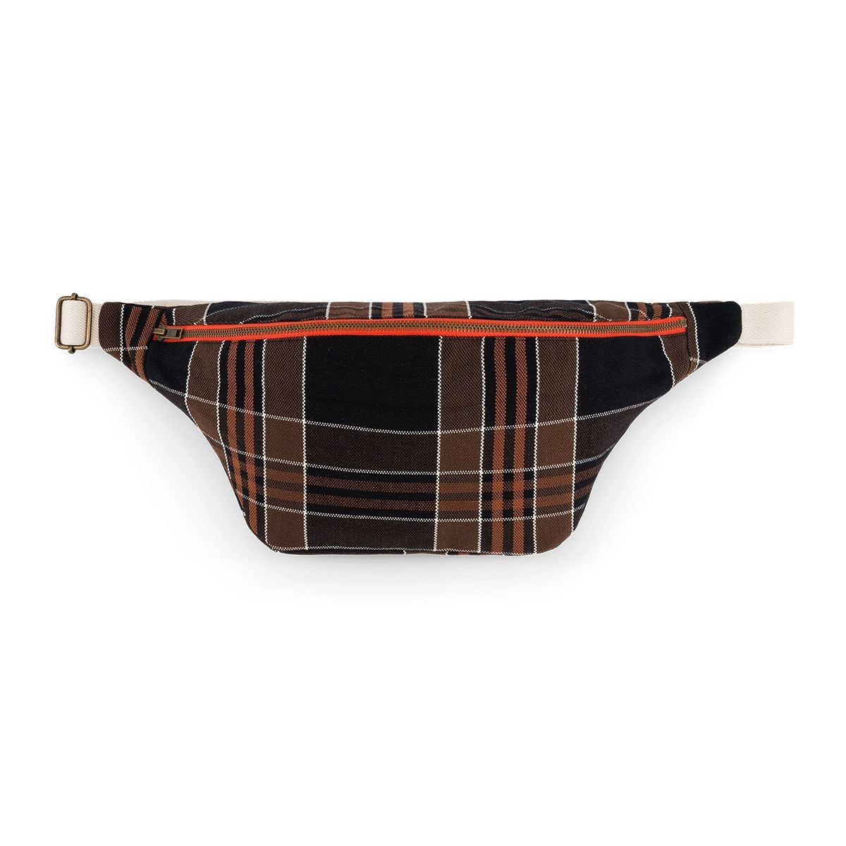 SAC BANANE BLACK TARTAN