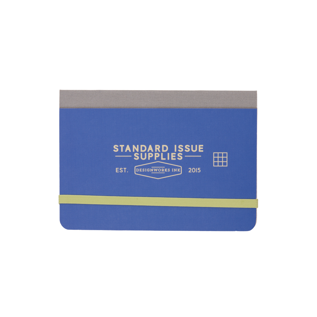 Standard Issue Pocket Journal - Cobalt + Citron