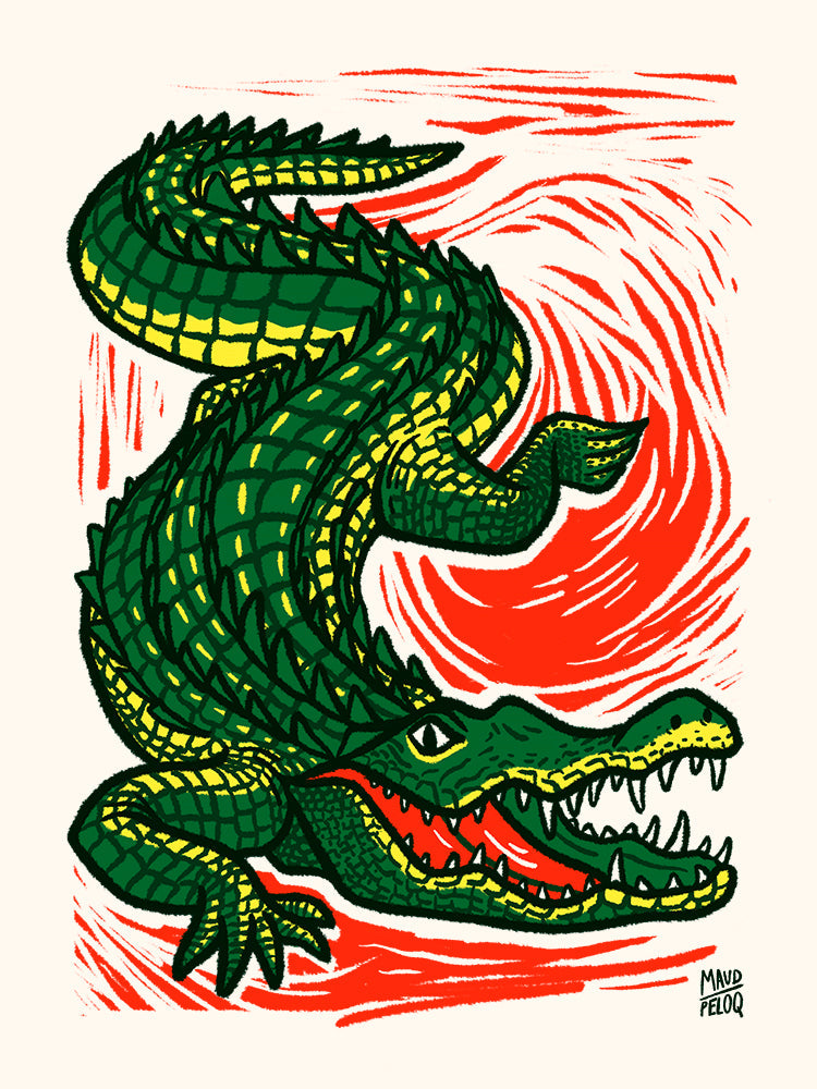 CROCODILE 30X40