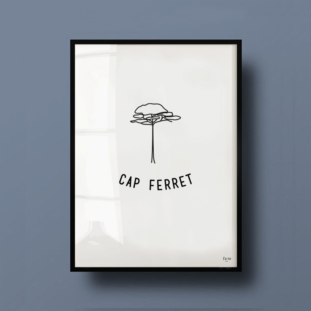 Affiche a4 cap ferret