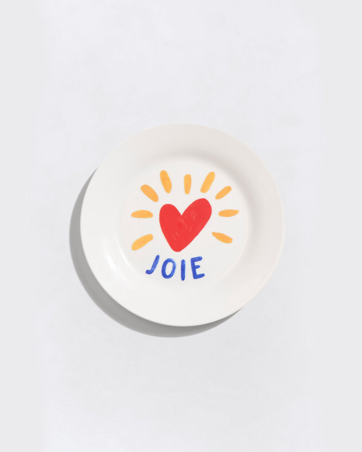 L'assiette Joie en porcelaine - 19 cm
