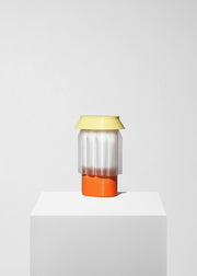 Lampe à poser Nour Orange / Jaune pastel