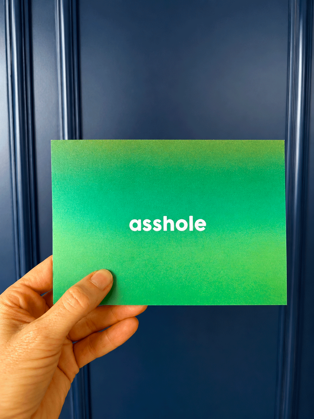 Carte 3d Bon Anniversaire asshole