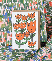 Carte postale - smiling flowers